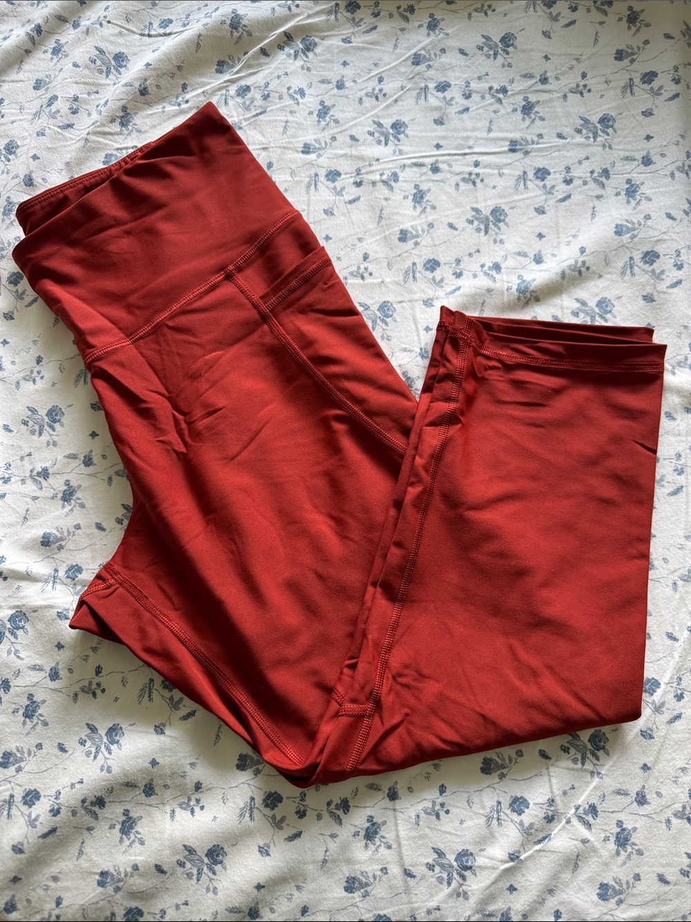 Old Navy crop Rust Red High-Rise Leggings